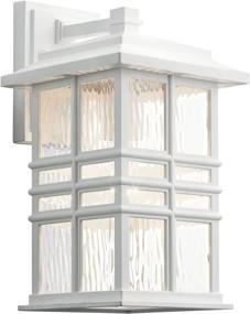 img 4 attached to 🏞️ Enhance Your Outdoor Space with the Beacon Square 14.25" 1 Light Outdoor Wall Light in White