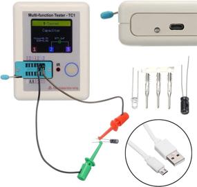 img 3 attached to 📻 Pocket-sized LCR-TC1 Transistor Tester with Colorful TFT Display for Diode Triode Capacitor Resistor Transistor LCR ESR NPN PNP MOSFET