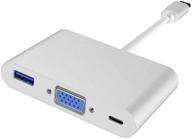 🔌 адаптер usb c к vga с быстрой зарядкой и usb 3.0 - идеально подходит для ipad pro, macbook pro, retina, air и многого другого! логотип