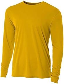 img 1 attached to 🏄 Loose Fit Long Sleeve Men's Rash Guard Surf Shirt for Water Sports and Swimwear