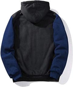 img 3 attached to SECOOD Men's Zip Up Hoodie Sweater with Thick Fleece Sherpa Lining - Winter Heavyweight Jacket