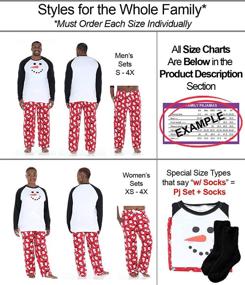 img 3 attached to 👨 Holiday Matching Men's Clothing by Our Family PJs