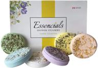 🛀 shower steamers aromatherapy tablets - 6 handcrafted essential oil fizzies for relaxation and sinus relief, includes lavender, jasmine, and eucalyptus - ideal christmas gifts for women logo