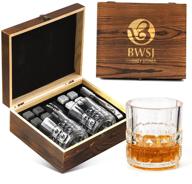 🎁 christmas gift set for men: whiskey glasses, stones - ideal for dad, husband, boyfriend, birthday, festival, anniversary, retirement logo