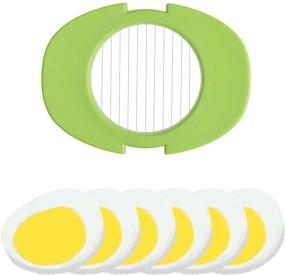 img 1 attached to 🥚 Egg Slicer Set: Effortlessly Slice Boiled Eggs into Thin Slices, Wedges, or Halves with 3 Cutters - No Power, No Noise - Perfect for Sandwiches, Salads, and Hors d'Oeuvres - Includes Slicer Stand