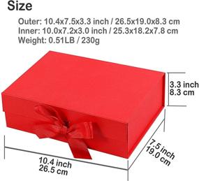 img 3 attached to USGohin 10X7 3X3 1 Rectangle Collapsible Christmas