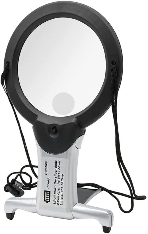 30x 60x Illuminated Jewelers Eye Loupe Magnifier With LED Light