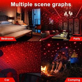 img 3 attached to 🌟 LEDCARE Car Roof Star Night Light - Portable USB Flexible Interior LED Show for Cars, Bedrooms, Parties - Adjust & Project Romantic Atmosphere Stars