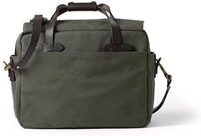 img 3 attached to 💼 Filson Twill Padded Laptop Briefcase Otter Green, One Size: The Perfect Carrying Solution for Your Laptop