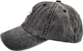 img 2 attached to 🧢 Waldeal Women's Distressed Blessed Faith Hat: Vintage Washed & Adjustable Baseball Cap