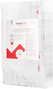 img 4 attached to 🔒 Magic Vac Vacuum Sealer Bags Quart Size 8x12 100 Pack - Thicker Heavy Duty Material for Sous Vide, Meal Prep, Microwave and Freezer - Compatible with FoodSaver, Seal-a-Meal and More - BPA Free - Made in Italy