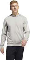 adidas standard 3 stripes weather hoodie men's clothing for active logo