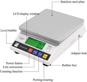 img 3 attached to 🔬 CGOLDENWALL High Precision Scale 10kg 0.1g - Digital Accurate Electronic Balance Lab Scale for Laboratory, Industrial Weighing and Counting - Scientific Scale CE Certified