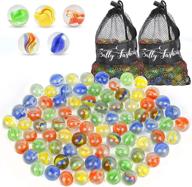 🔮 vibrant sallyfashion marbles: assorted colors for eye-catching decorations logo