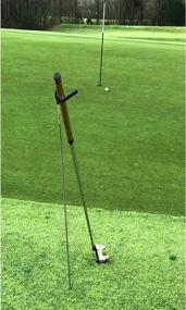 img 1 attached to 🏌️ Mobile Pro Shop V-Shaped Golf Club Stand: Enhance Club Visibility, Keep Clubs Clean & Dry, Crafted from Resilient Zinc Plated Steel - Portable Golf Club Holder