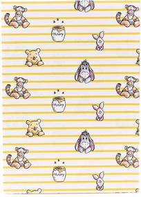 img 1 attached to 🎁 Winnie The Pooh Gift Wrap Set with 2 Sheets and 2 Gift Tags – Perfect for All Occasions!