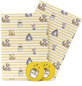 img 3 attached to 🎁 Winnie The Pooh Gift Wrap Set with 2 Sheets and 2 Gift Tags – Perfect for All Occasions!