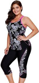 img 3 attached to Lalagen Women's Tankini Swimwear: Athletic Women's Clothing for Swimsuits & Cover Ups