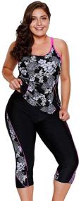 img 4 attached to Lalagen Women's Tankini Swimwear: Athletic Women's Clothing for Swimsuits & Cover Ups