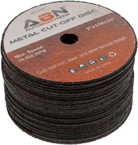 img 1 attached to 🛠️ ABN 3in Metal Cut Off Blade 50-Pack: High-Speed Cutting, Sanding, Leveling, and Trimming with 3/8in Arbor at 20,000 RPM Max Speed