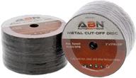 🛠️ abn 3in metal cut off blade 50-pack: high-speed cutting, sanding, leveling, and trimming with 3/8in arbor at 20,000 rpm max speed logo