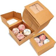 🧁 cupcake inserts with window: ideal for weddings, birthdays, food service & supplies логотип