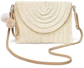 img 4 attached to Puedo Woven Bag Crossbody Shoulder Women's Handbags & Wallets and Shoulder Bags