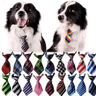 🐱 top-rated bestag 30 pcs/pack cat dog bow tie collar - premium pet neckties logo