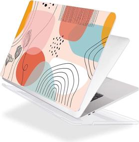 img 3 attached to 🖥️ Mektron Abstract Artistic Hard Shell Case for MacBook Pro 16 inch A2141 (Release 2021/2020/2019) with Retina Display, Touch Bar, Touch ID - includes Keyboard Skin & Screen Film