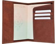 premium genuine leather passport holder wallet: top-notch travel accessory логотип