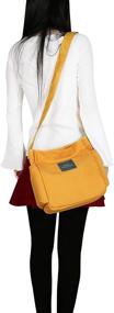 img 2 attached to 👜 Многофункциональная сумка Iswee на плечо: стильная кросс-боди мессенджер сумка с женскими сумками и кошельками Combo