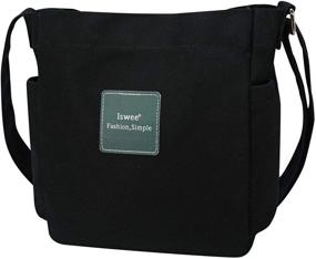 img 4 attached to 👜 Многофункциональная сумка Iswee на плечо: стильная кросс-боди мессенджер сумка с женскими сумками и кошельками Combo