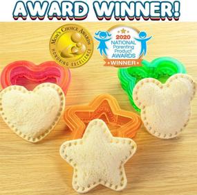 img 3 attached to 🥪 Sandwich Cutter and Sealer - Perfect for Lunchboxes and Bento Boxes - Fun & Easy Sandwich Maker for Kids (Heart, Star, Mouse Shapes)