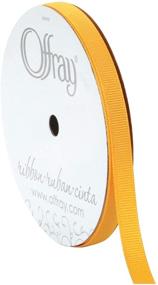 img 3 attached to Berwick Offray Grosgrain Ribbon Yellow