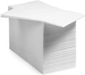 img 1 attached to Premium Disposable Linen-Feel Guest Towels (White, 240-Pack) for Wedding, Bathroom