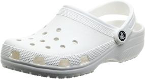 img 4 attached to Unisex Classic White Crocs: Stylish Footwear for Men and Women