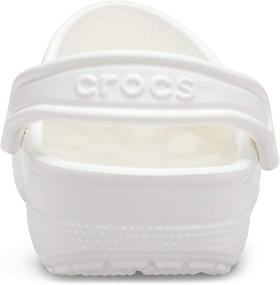 img 2 attached to Unisex Classic White Crocs: Stylish Footwear for Men and Women