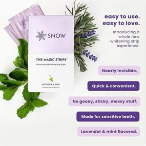 img 1 attached to 🦷 SNOW Teeth Whitening Strips: Advanced Dissolving Formula for Effortless Home Teeth Whitening – Gentle on Sensitive Teeth