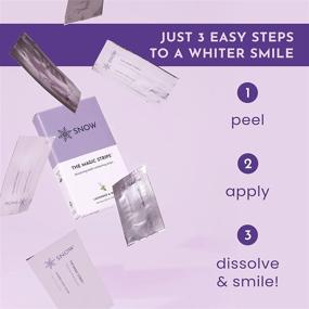 img 2 attached to 🦷 SNOW Teeth Whitening Strips: Advanced Dissolving Formula for Effortless Home Teeth Whitening – Gentle on Sensitive Teeth