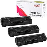 ✅ univirgin cf279a compatible toner cartridge for laserjet pro m12a, m12w, mfp m26nw, mfp m26a printers (black, 3 pack) logo