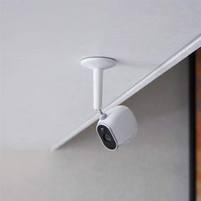 img 3 attached to 📸 Buy the [3 Pack] KIWISMART Securit Camera Wall Mount for Ring, Arlo, Wyze, Eufy: White, 1/4 inch Screw Head