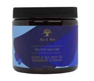 🧴 as i am dry & itchy scalp care co-wash - 16 oz - enriched with zinc pyrithione, olive oil, and tea tree oil - combat dandruff and seborrheic dermatitis logo