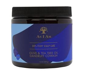 img 4 attached to 🧴 As I Am Dry & Itchy Scalp Care Co-Wash - 16 oz - Enriched with Zinc Pyrithione, Olive Oil, and Tea Tree Oil - Combat Dandruff and Seborrheic Dermatitis