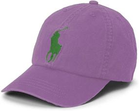 img 2 attached to 🧢 Polo Ralph Lauren Big Pony Chino Baseball Cap for Boys: Stylish & Functional Headwear