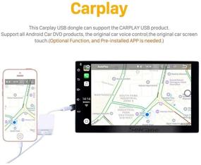 img 3 attached to 🚗 HWENJ 9 inch HD Touchscreen Android 8.1 Car Player for Nissan Teana Altima 2008-2012 Manual A/C with GPS Navi WiFi FM USB - Upgrade Your Nissan Teana Altima 2008-2012 Experience