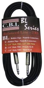 img 1 attached to CBI Balanced Guitar Instrument Cable Portable Audio & Video in MP3 & MP4 Player Accessories