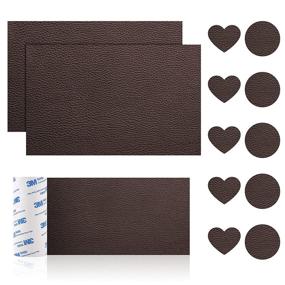 img 4 attached to SIBOTER Leather Repair Patch - Self-Adhesive Black Leather Tape for Couch, Sofas, Car Seats, and Furniture