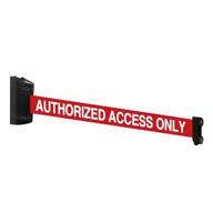 🔒 magnetic retractable barrier with enhanced access control logo