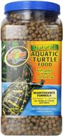 zoo med aquatic turtle food, natural maintenance formula, 45-ounce logo