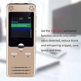img 2 attached to 🎙️ High-Quality Mini Digital Voice Recorder with Dual USB for Lectures, Meetings, Class - Rechargeable & 15 Hours Continuous Recording